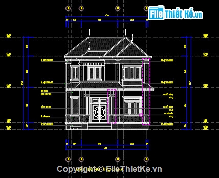 Bản thiết kế nhà 2 tầng đẹp,Hồ sơ thiết kế nhà phố 2 tầng,Bản vẽ thiết kế nhà 2 tầng,bản vẽ nhà 2 tầng 9.2x15m,nhà 2 tầng 9.2x15m,biệt thự 2 tầng 9x15m